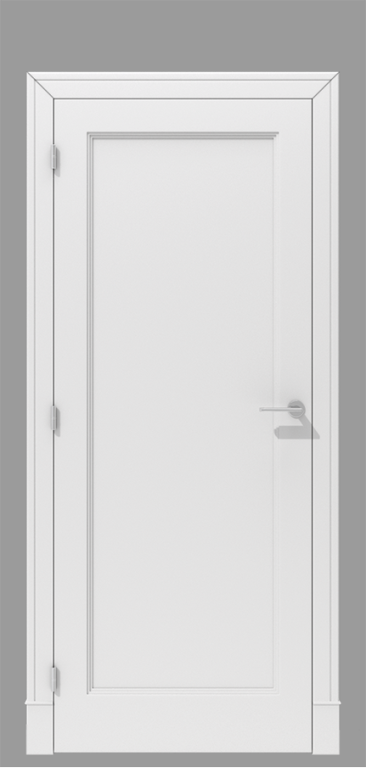 Klasyczne drzwi wewnętrzne z ramką schodkową – model K02