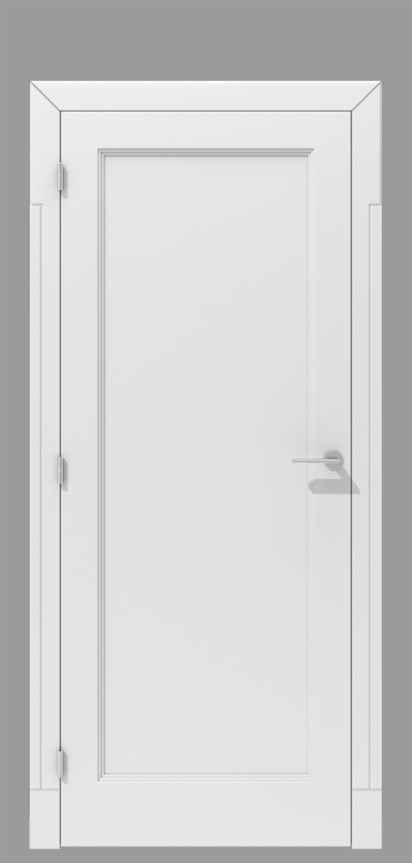 Klasyczne drzwi wewnętrzne z ramką schodkową – model K02