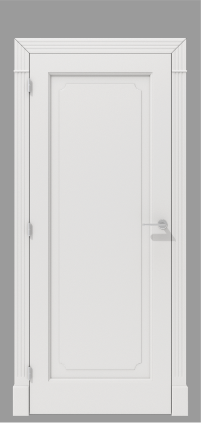 Klasyczne drzwi wewnętrzne z frezowaniami na ościeżnicy – model K03