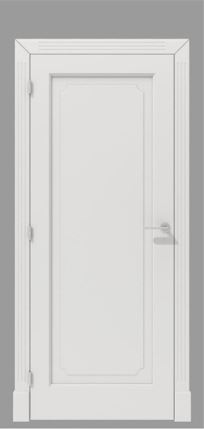 Klasyczne drzwi wewnętrzne z frezowaniami na ościeżnicy – model K03