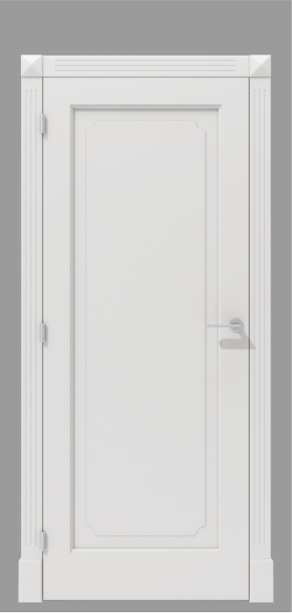 Klasyczne drzwi wewnętrzne z frezowaniami na ościeżnicy – model K03