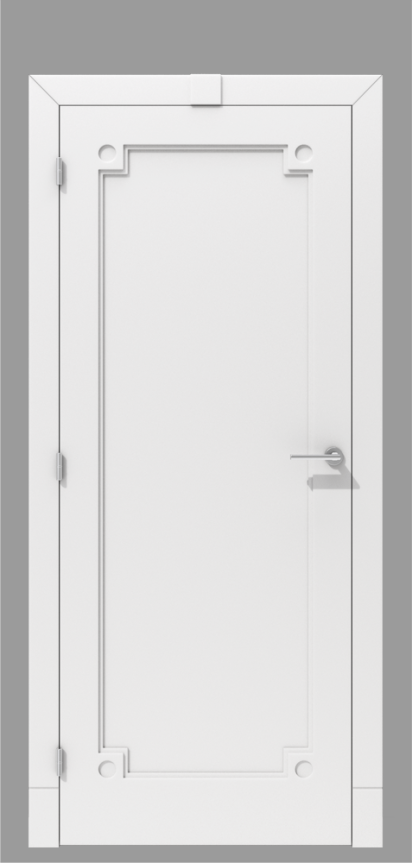 Klasyczne drzwi wewnętrzne z dekoracyjnym detalem  – model K09