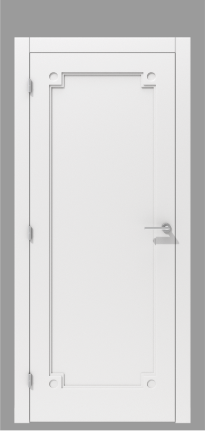 Klasyczne drzwi wewnętrzne z dekoracyjnym detalem  – model K09