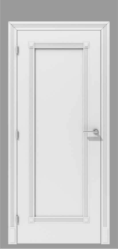 Klasyczne drzwi wewnętrzne z płyciną akcentowaną profilem ościeżnicowym – model K10