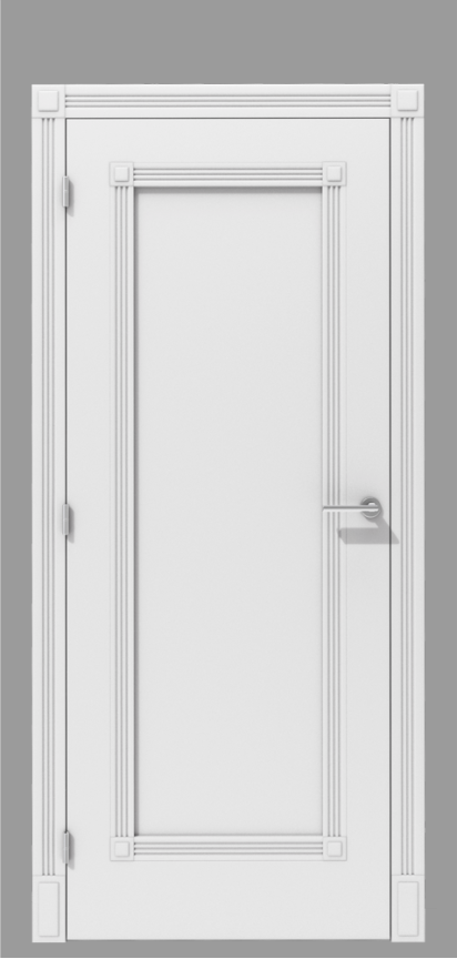 Klasyczne drzwi wewnętrzne z płyciną akcentowaną profilem ościeżnicowym – model K10