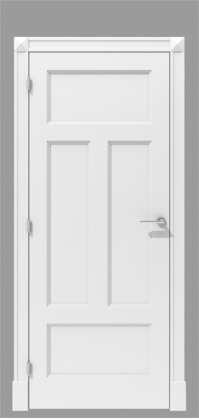 Klasyczne drzwi wewnętrzne inspirowane tradycyjnymi podziałami skrzydła – model K11
