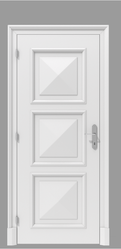 Klasyczne drzwi wewnętrzne z płyciną kasetonową – model K14