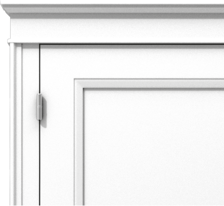 Klasyczne drzwi wewnętrzne z podziałem na trzy płyciny – model K07