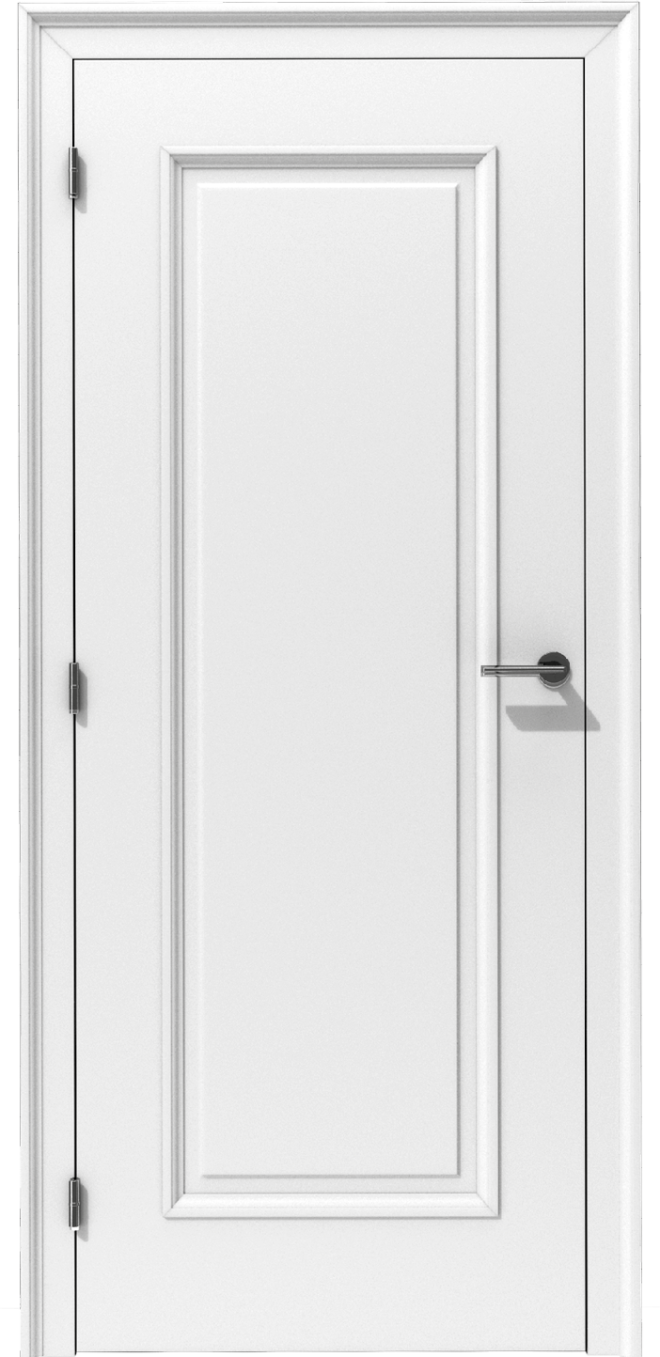 Klasyczne drzwi wewnętrzne z nakładaną ramką i profilowaną ościeżnicą – model K06