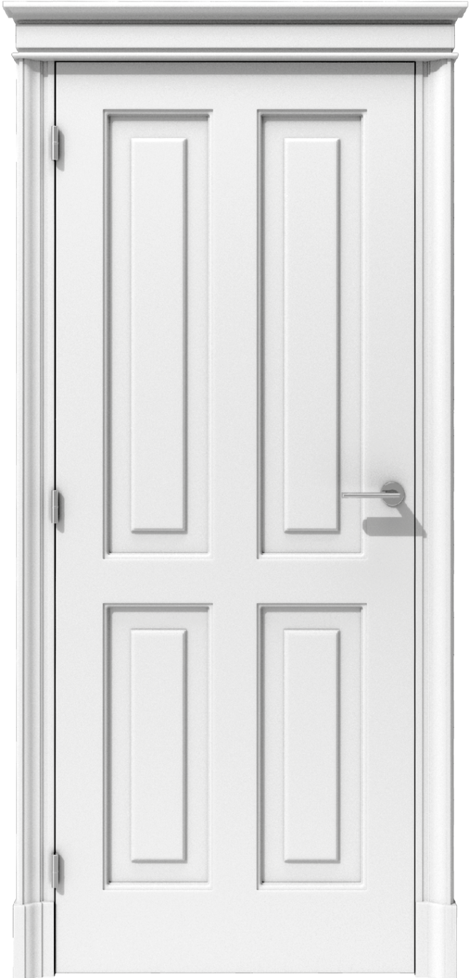 Klasyczne drzwi wewnętrzne z czterema płycinami – model K08