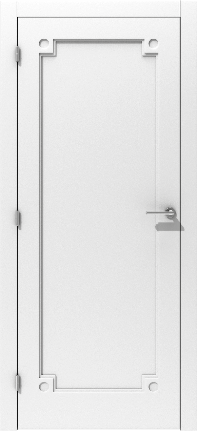 Klasyczne drzwi wewnętrzne z dekoracyjnym detalem  – model K09