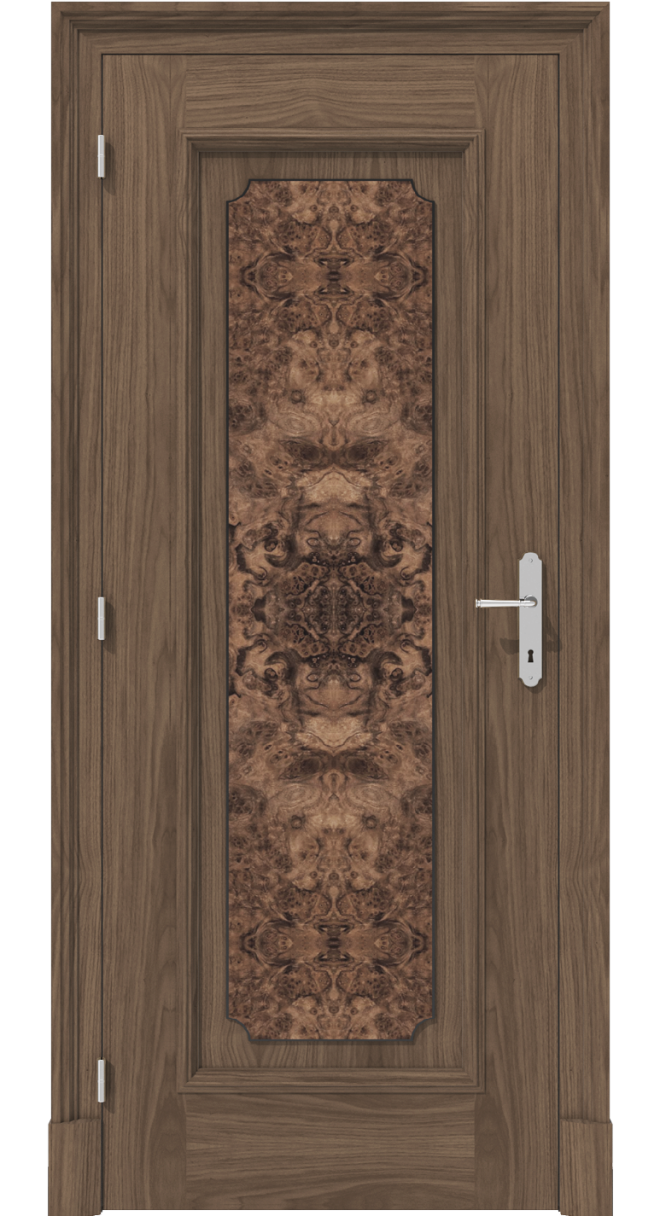 Klasyczne drzwi wewnętrzne z fornirem czeczotowym – model K13