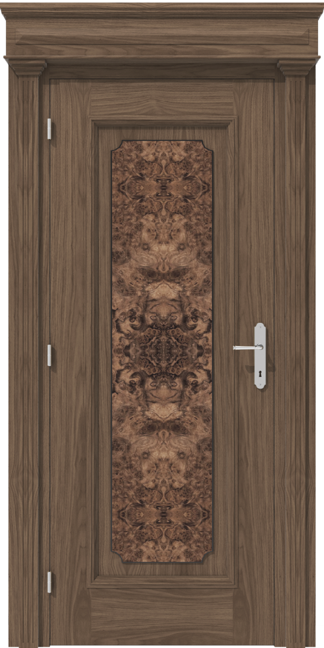 Klasyczne drzwi wewnętrzne z fornirem czeczotowym – model K13