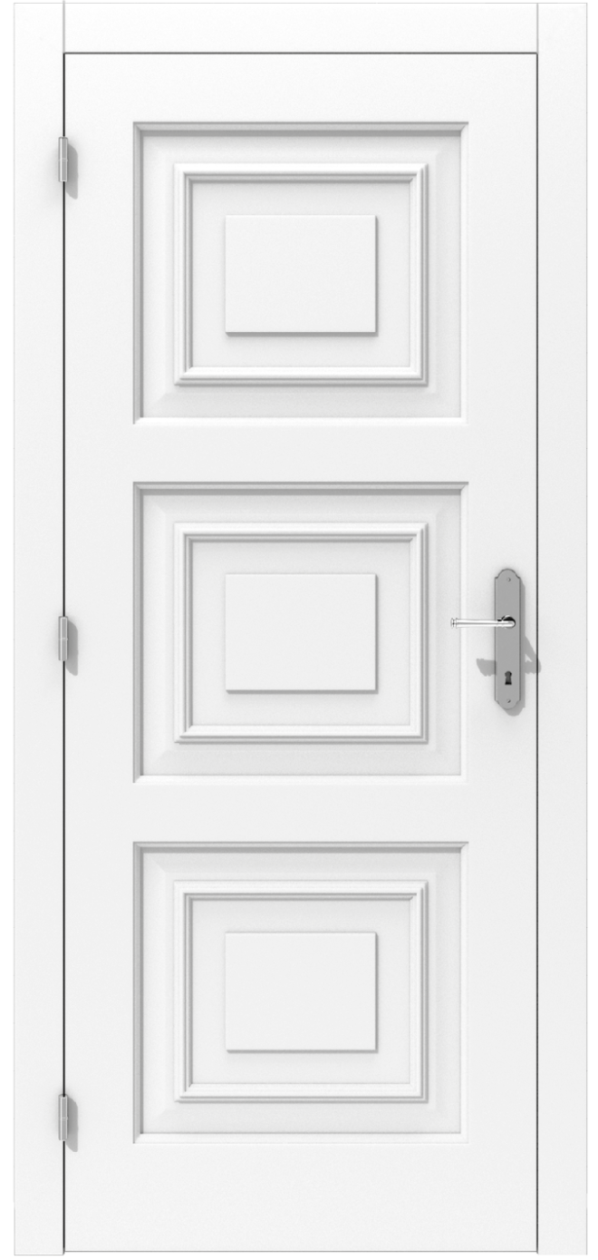 Klasyczne drzwi wewnętrzne z rozbudowaną płyciną – model K16