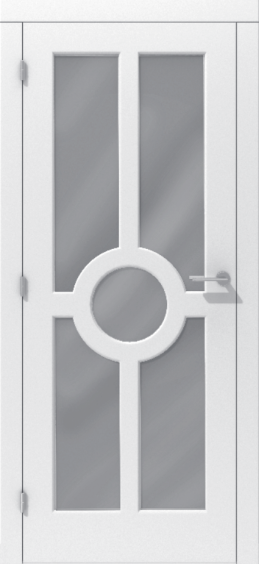 Klasyczne drzwi wewnętrzne z nakładaną ramką i profilowaną ościeżnicą – model K06